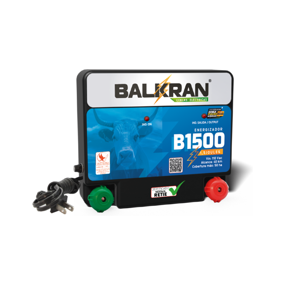 Impulsor Balkran B1500 – 40 KM | Cercas Eléctricas Mediana Extensión