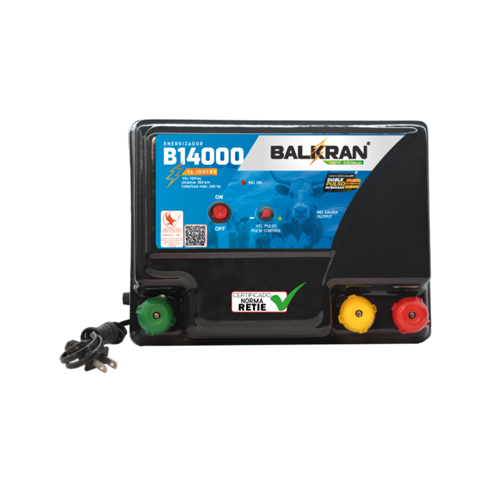 Impulsor Balkran B14000 – 350 KM | Cercas Eléctricas Larga Extensión