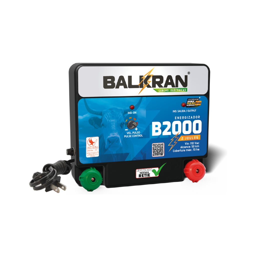 Impulsor Balkran B2000 – 50 KM | Cercas Eléctricas Mediana Extensión