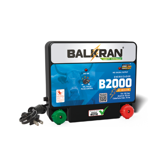 Impulsor Balkran B2000 – 50 KM | Cercas Eléctricas Mediana Extensión
