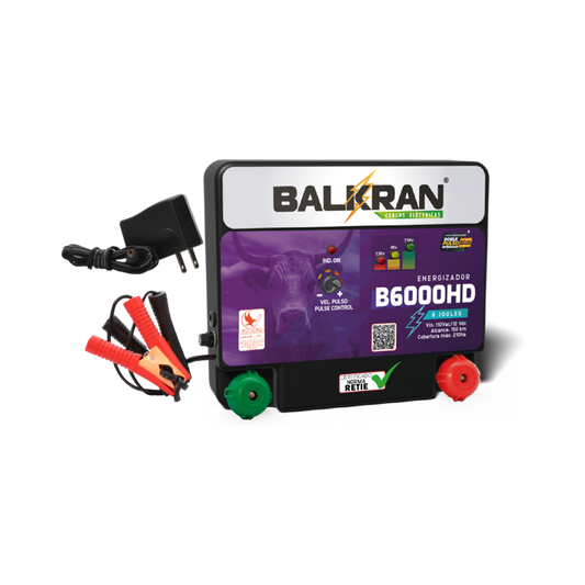 Impulsor Balkran B6000HD – 150 KM | Línea Dual con Voltímetro