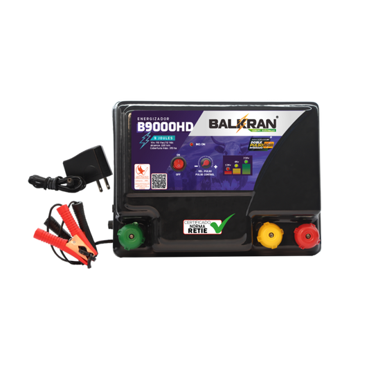 Impulsor Balkran B9000HD – 220 KM | Línea Dual con Voltímetro