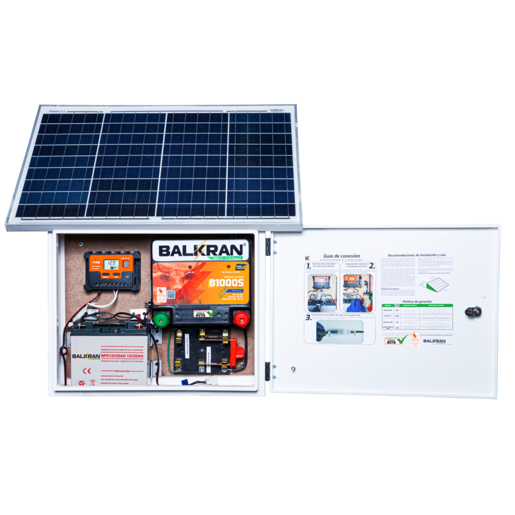 Kit Solar Balkran B1000S – 30 KM | Cercas Eléctricas Terrenos Mediana Extensión