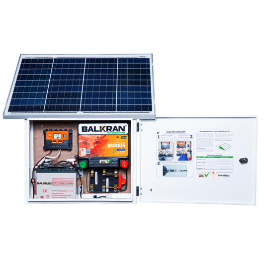Kit Solar Balkran B1000S – 30 KM | Cercas Eléctricas Terrenos Mediana Extensión