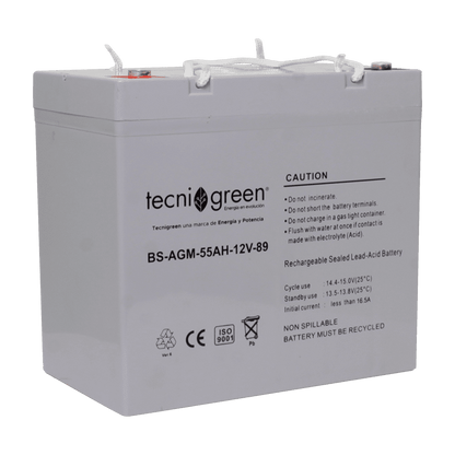 Batería Solar BS-AGM-55AH-12V-89
