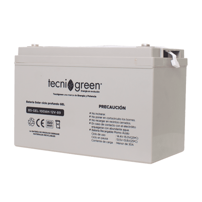 Batería Solar BS-GEL-100AH-12V-89