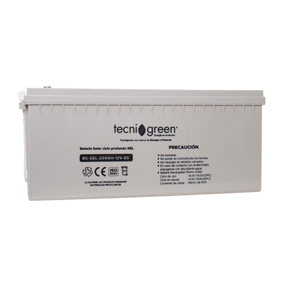Batería Solar BS-GEL-200AH-12V-89