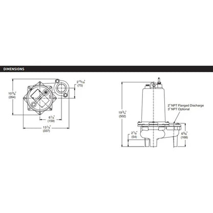 Motobomba MYERS WHR-10H-21