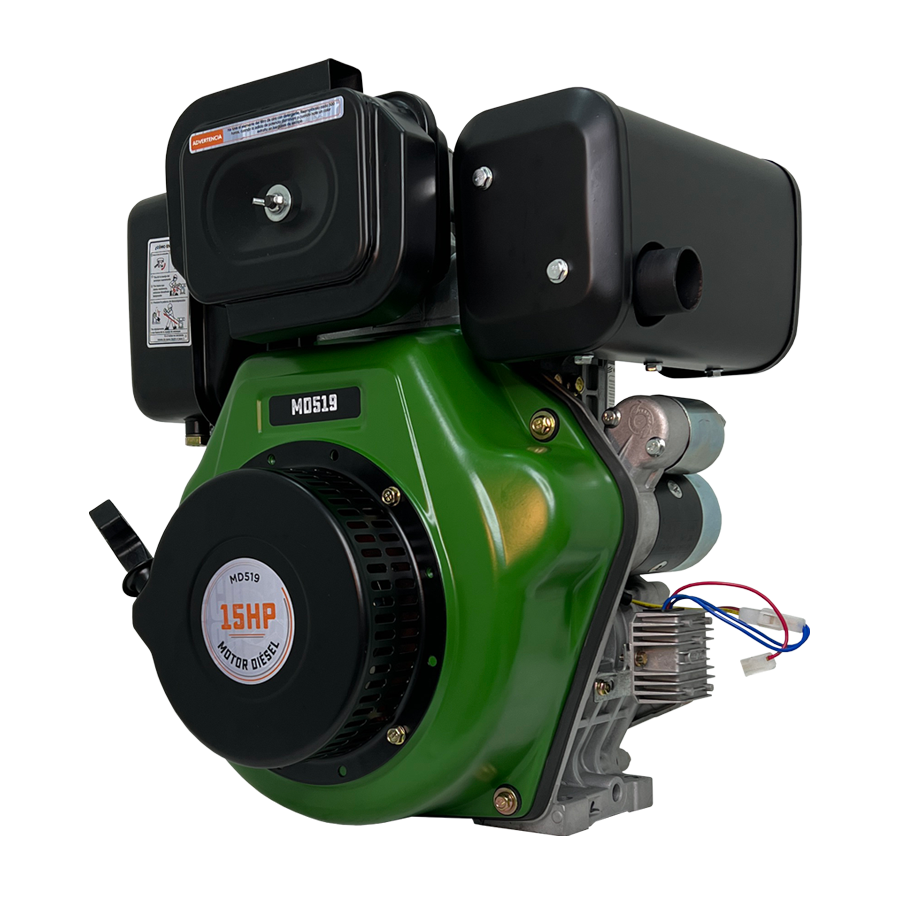 Motor Diésel MD519QE-L de 15 hp
