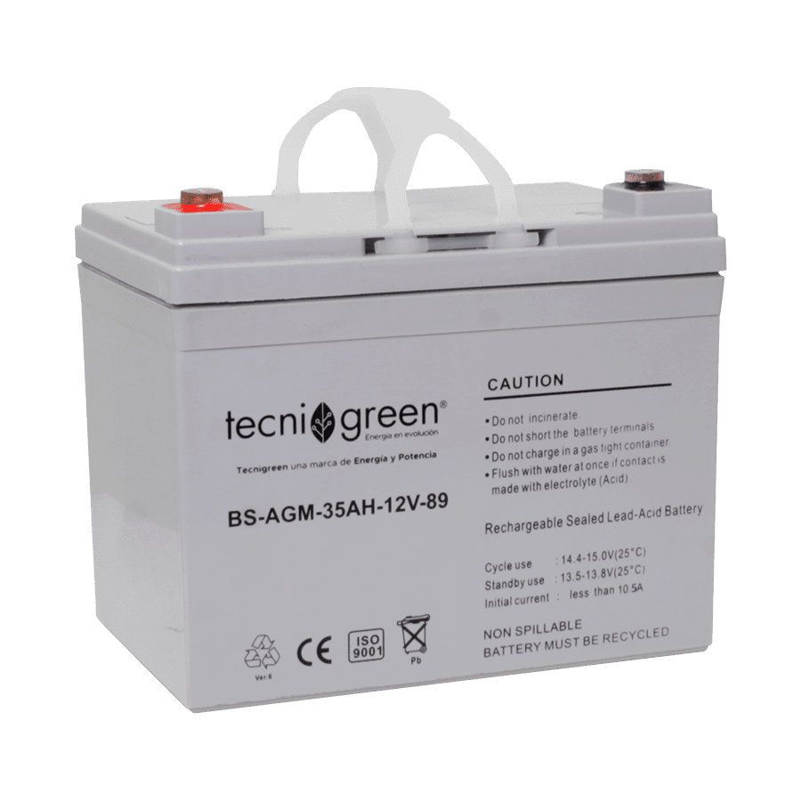 Batería Solar BS-AGM-35AH-12V-89 - Imagen 2