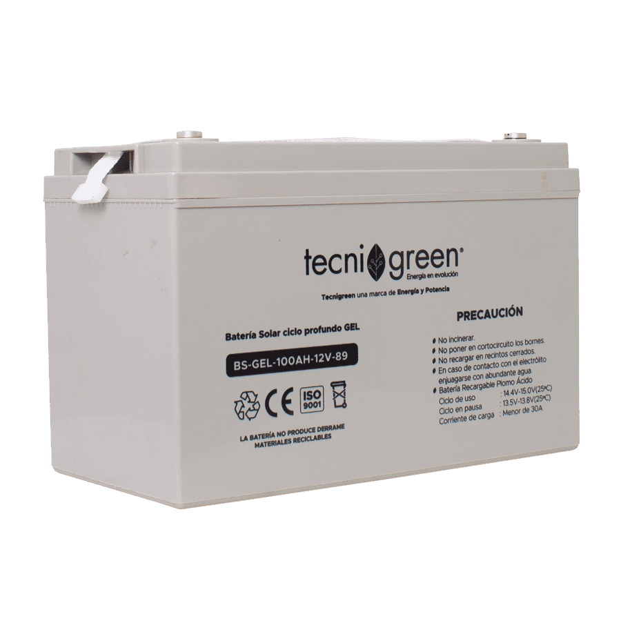 Batería Solar BS-GEL-100AH-12V-89 - Imagen 3