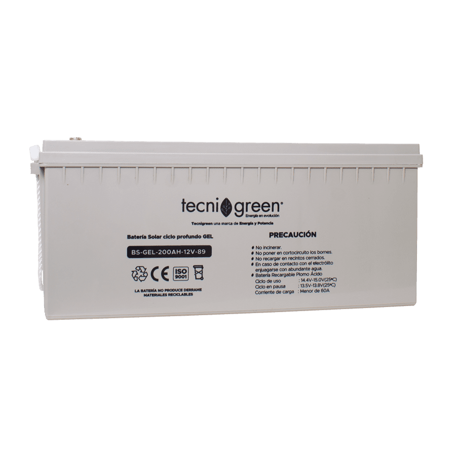 Batería Solar BS-GEL-200AH-12V-89 - Imagen 2